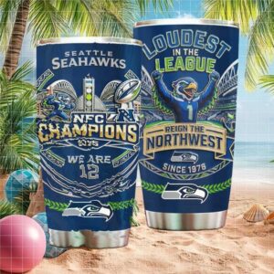Seattle Seahawks NFC Champions 2025 We Are 12 Loudest In The League Tumbler