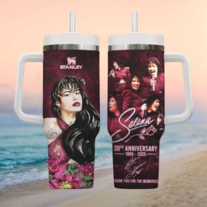 Selena Quintanilla 30th Anniversary Commemorative Stanley Style 40oz Tumbler
