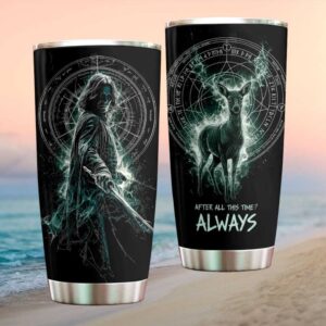 Severus Snape “Always” Patronus Doe Glow Design Tumbler
