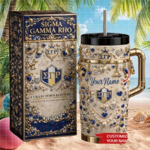 Sigma Gamma Rho Custom Personalized Sisterhood & Service Collector’s Tumbler