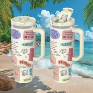 Speech Language Pathologist SLP Anatomy & Fluency Educational Tumbler
