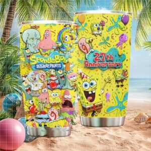 SpongeBob SquarePants 27th Anniversary All Characters Celebration Tumbler