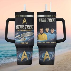 Star Trek 60th Anniversary 1966 2026 Original Series Trio Tumbler