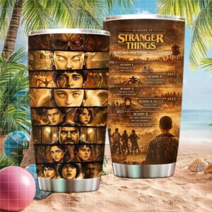 Stranger Things 10 Years “One Story One Goodbye” Timeline Tumbler