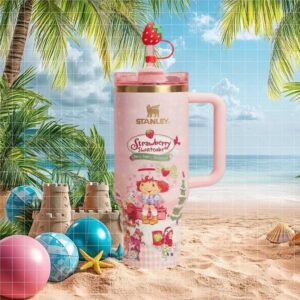 Strawberry Shortcake Berry Merry Christmas Stanley Tumbler