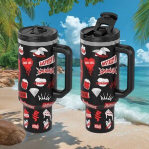 Stray Kids K Pop Inspired Sticker Graphic Tumbler Case 143 & District 9