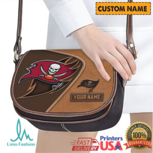 Tampa Bay Buccaneers Personalized Name Pirate Logo Saddlebag