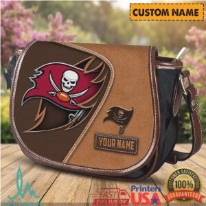Tampa Bay Buccaneers Personalized Name Pirate Logo Saddlebag