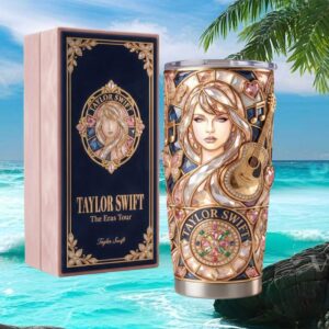 Taylor Swift The Eras Tour Stained Glass Art Swiftie Gift Tumbler