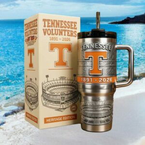 Tennessee Volunteers Heritage Edition 1891 2026 Stadium History 40oz Tumbler