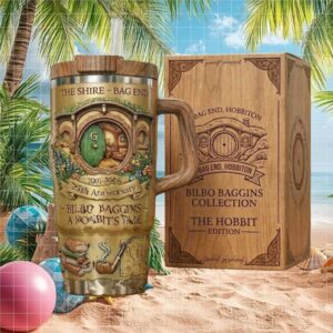 The Hobbit Bilbo Baggins 25th Anniversary Bag End Edition Commemorative Tumbler