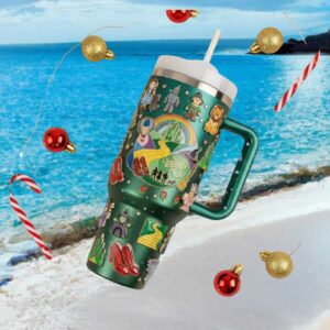 The Wizard of Oz Emerald City Christmas Edition Tumbler