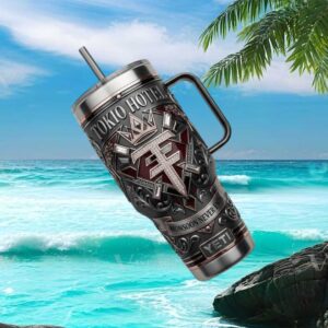 Tokio Hotel “Monsoon Never Ends” 40oz Tumbler Gothic Rock Band 3D Shield Design