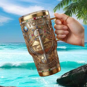 Toto Band Africa Hold The Line Classic Rock Sword Graphic Tumbler
