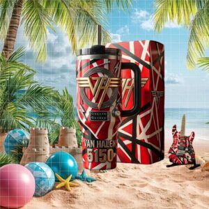 Van Halen 5150 EVH Signature Stripe Custom Amplifier 40oz Tumbler
