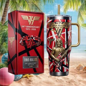 Van Halen 54th Anniversary Limited Edition Eddie Van Halen Commemorative Tumbler