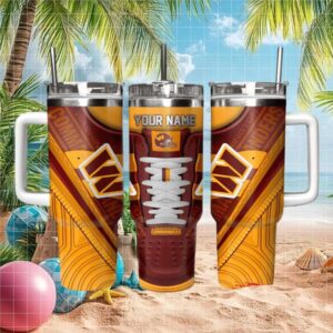 Washington Commanders Personalized Sneaker Graphics 40oz Sports Tumbler