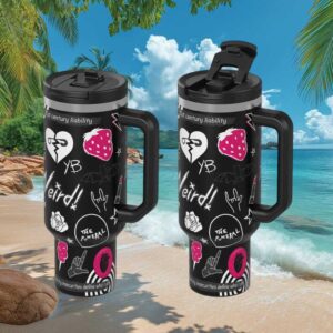 Yungblud Inspired “21st Century Liability” Punk Rock Aesthetic Tumbler