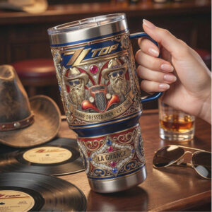ZZ Top Sharp Dressed Man 40oz Tumbler with Handle and Gift Box