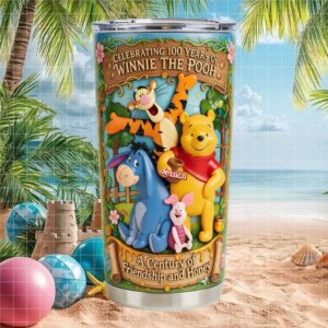 A Century of Friendship and Honey Winnie the Pooh Characters Custom Tee