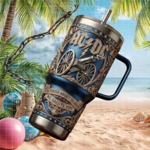 ACDC For Those About To Rock Salute You 40oz Stainless Steel Tumbler