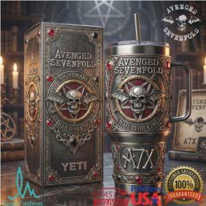 Avenged Sevenfold Nightmare Hail To The King 40oz Tumbler