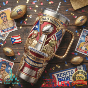 Bad Bunny Benito Bowl NFL Super Bowl Limited Edition Tumbler Wrap