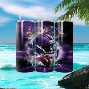 Baltimore Ravens NFL Lightning Bolt Football Helmet Sublimation Wrap