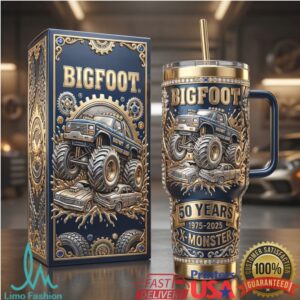 Bigfoot Monster Truck 50th Anniversary 1975 2025 Commemorative Tumbler