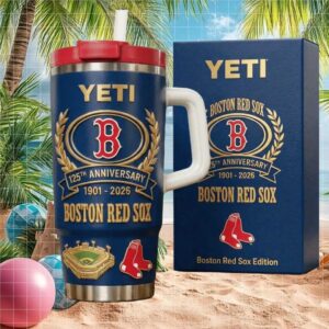 Boston Red Sox YETI Edition 125th Anniversary 1901 2026 Navy 40oz Tumbler