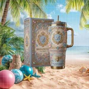 Bridgerton “Lady Whistledown's Society Papers” 40oz Luxury Tumbler