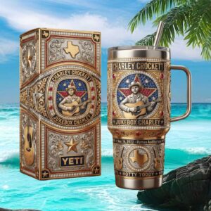 Charley Crockett “Jukebox Charley” Texas Star 40oz Tumbler