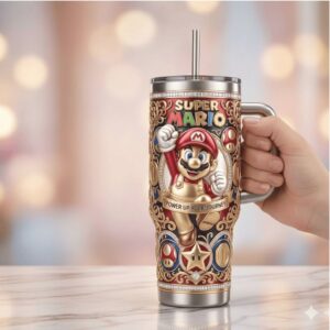 Charley Crockett “Jukebox Charley” Vintage Western 3D Embossed Collector's Tumbler