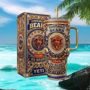 Chicago Bears “Da Bears” 1920 Anniversary Jeweled Yeti Tumbler