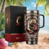 Kid Rock “American Badass” Detroit Michigan 3D Skull & Pistons Tumbler Kid Rock “American Badass” Detroit Michigan 3D Skull & Pistons Tumbler