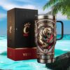 Ole Miss Rebels Hotty Toddy Luxury 3D Embossed Yeti Tumbler & Gift Box Ole Miss Rebels Hotty Toddy Luxury 3D Embossed Yeti Tumbler & Gift Box