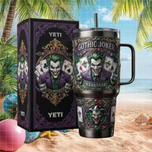 DC Comics Gothic Joker HaHaHa Playing Cards 3D Sculpted Tumbler