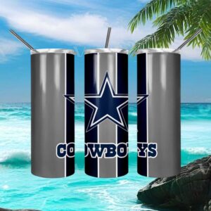 Dallas Cowboys Classic Navy Star & Stripe Team Spirit Tumbler