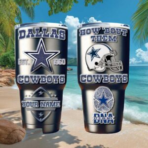 Dallas Cowboys DNA It's In My DNA Personalized Tumbler Custom Star Cup