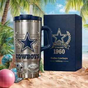 Dallas Cowboys Established 1960 Stainless Steel Anniversary 40oz Tumbler