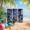 Football Mom Leopard Print Ribbon and Floral Tumbler Wrap Football Mom Leopard Print Ribbon and Floral Tumbler Wrap