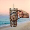 Ford Mustang The Legend Continues 3D Embossed 40oz Tumbler Ford Mustang The Legend Continues 3D Embossed 40oz Tumbler