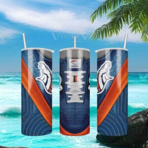 Denver Broncos Sneaker Style Shoe Lace Tumbler Wrap