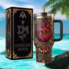 Arsenal Gunners Gold Ornamental Crest Offical 40oz Tumbler with Handle Arsenal Gunners Gold Ornamental Crest Offical 40oz Tumbler with Handle