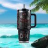 Dropkick Murphys “For The People In The Pit” Bagpipe Skeleton Tumbler Dropkick Murphys “For The People In The Pit” Bagpipe Skeleton Tumbler