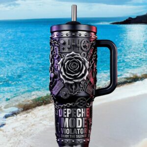 Depeche Mode Violator Enjoy The Silence 40oz Band Tribute Tumbler