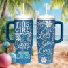 Personalized Dallas Cowboys Jeweled Honey Bee Floral Glitter Tumbler Personalized Dallas Cowboys Jeweled Honey Bee Floral Glitter Tumbler