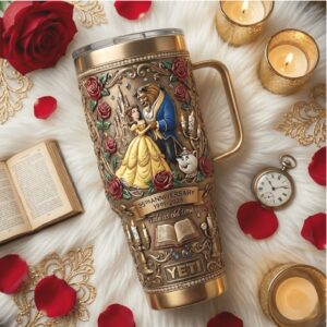 Disney Beauty and the Beast 35th Anniversary Tale As Old Time 40oz Tumbler