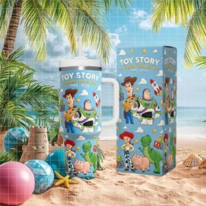 Disney Toy Story 30th Anniversary 1995 2026 Personalized Tumbler with Box