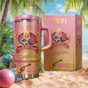 Dolly Parton 80 Years of Country Music Legend (1946 2026) Yeti Tumbler